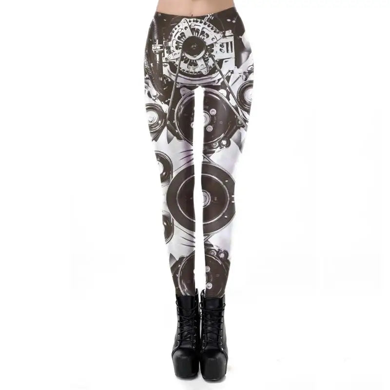 Steampunk hose damen gold