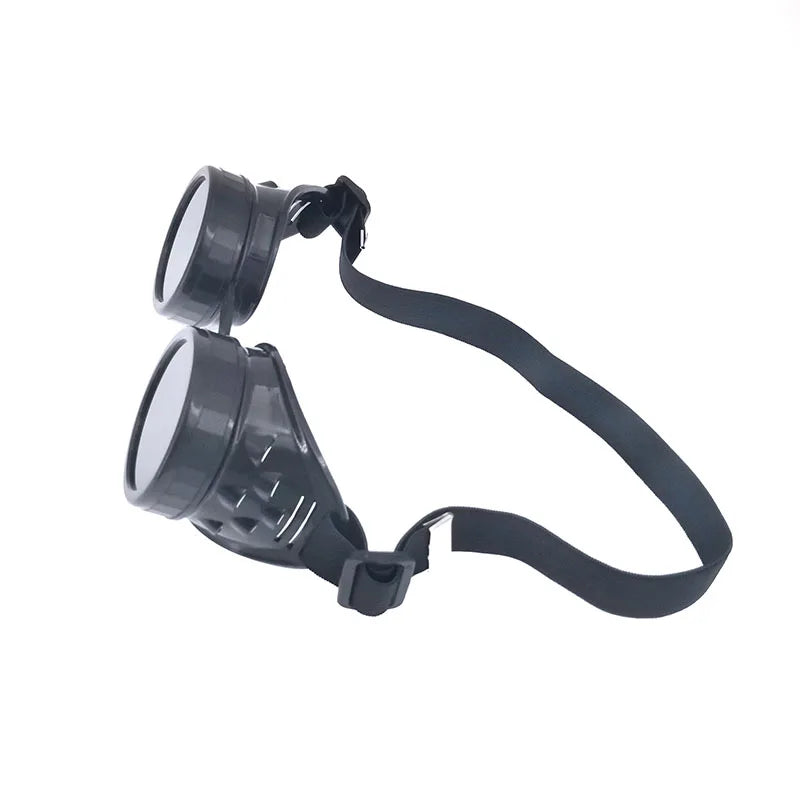 Steampunk biker goggles