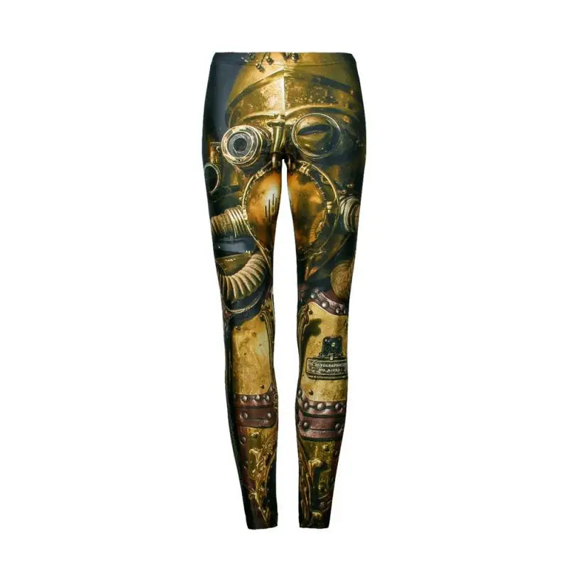 Steampunk hose damen gold