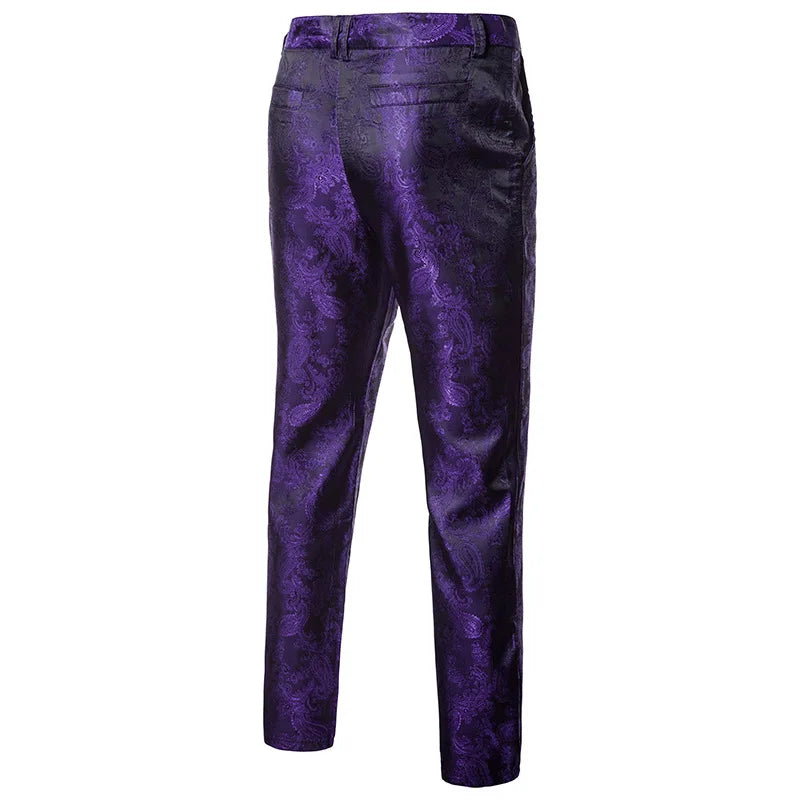 Steampunk hose damen violett