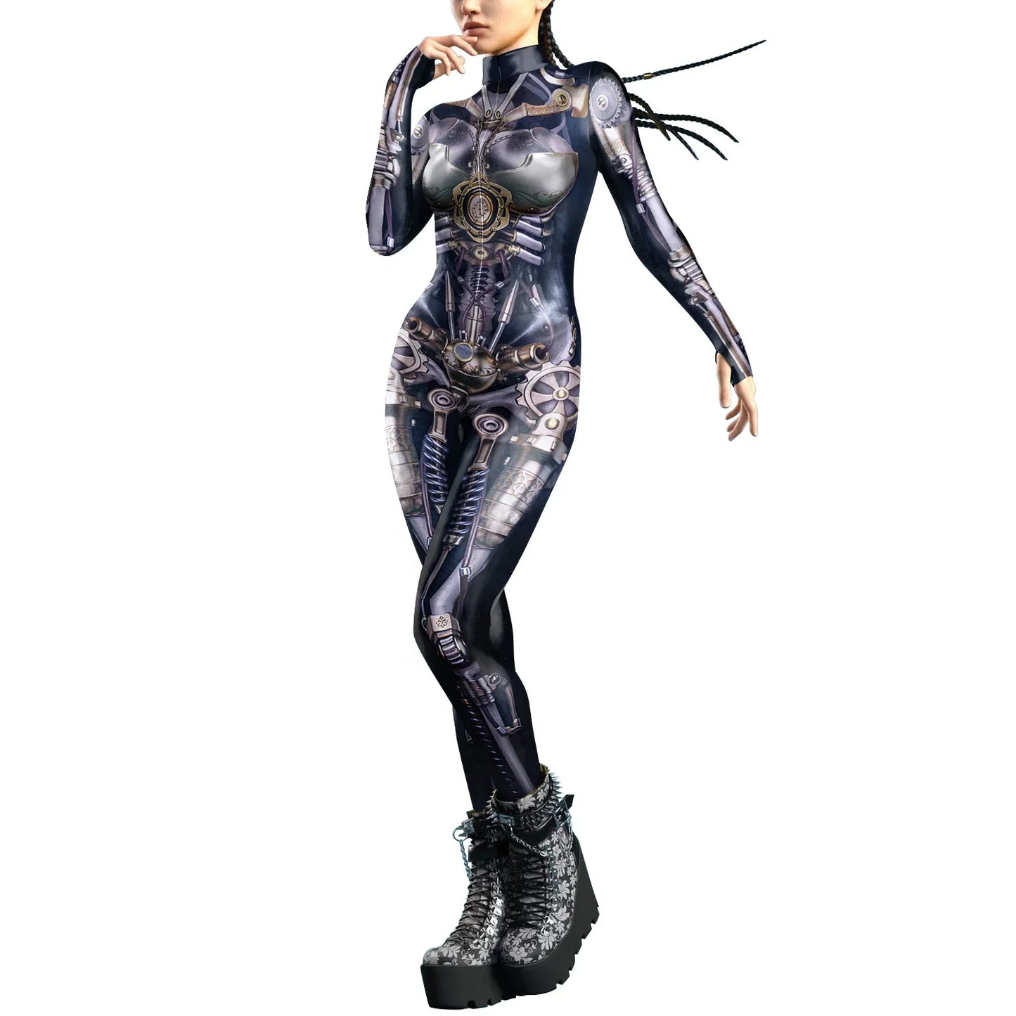 Steampunk pilot costume