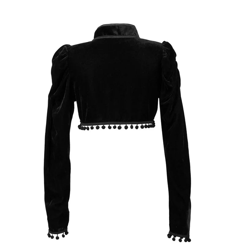 Steampunk jacke damen schwarz