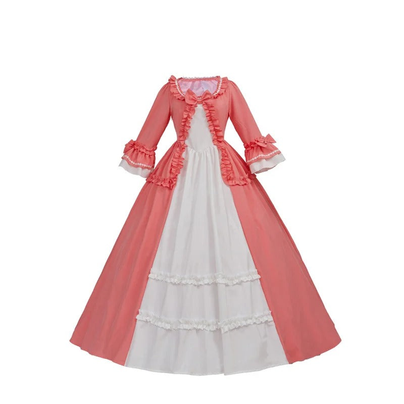 Pink steampunk dress