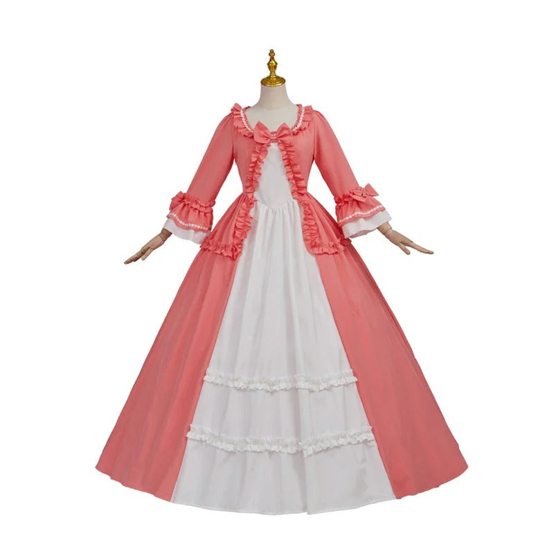 Pink steampunk dress