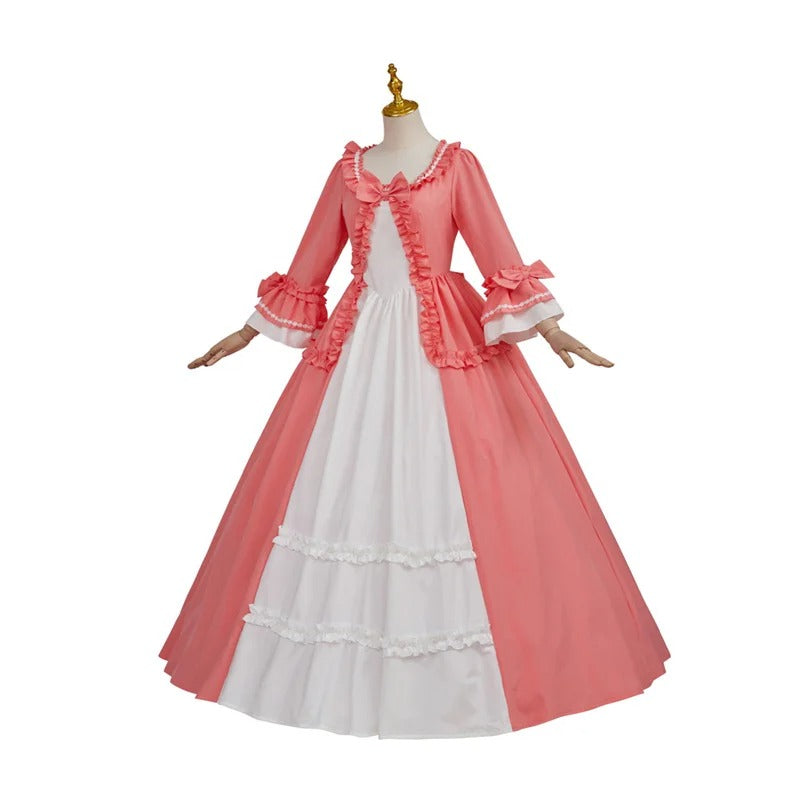 Pink steampunk dress