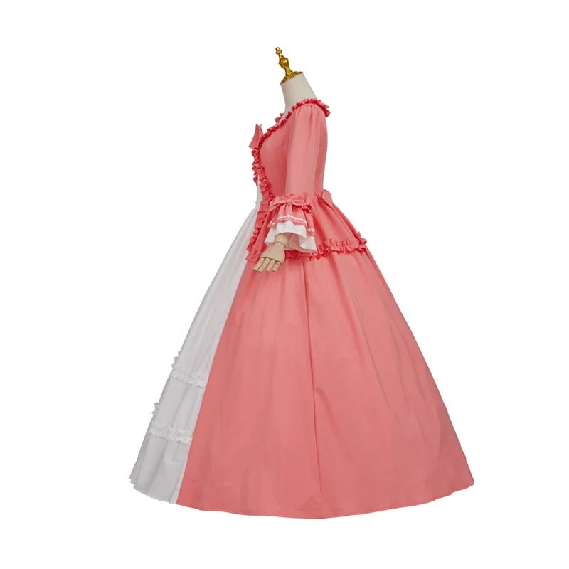 Pink steampunk dress