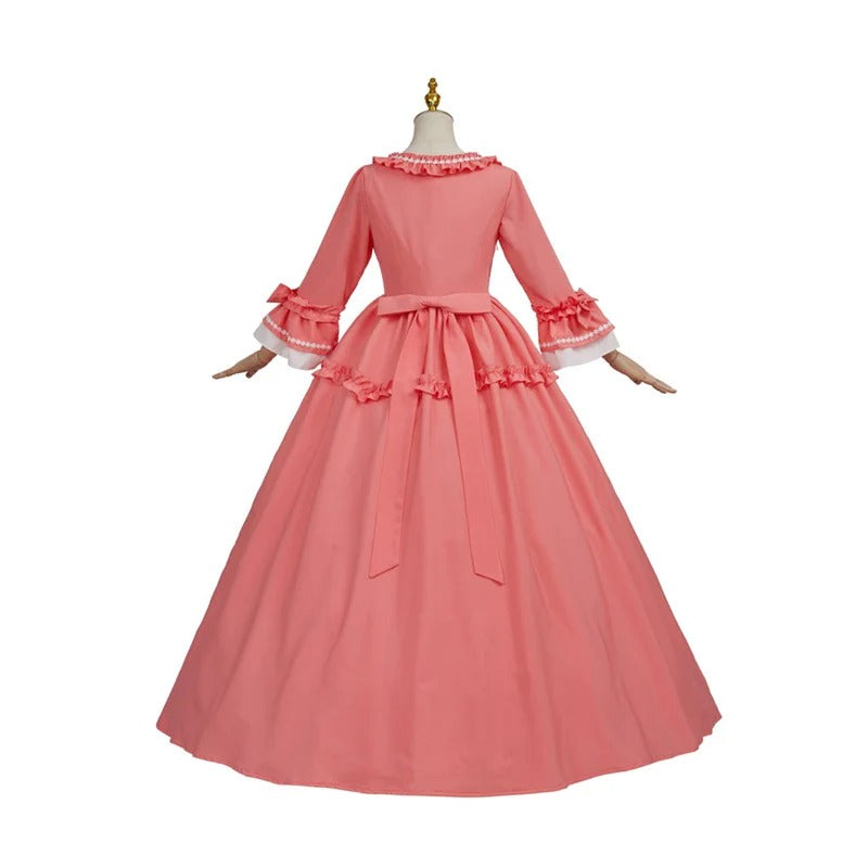 Pink steampunk dress