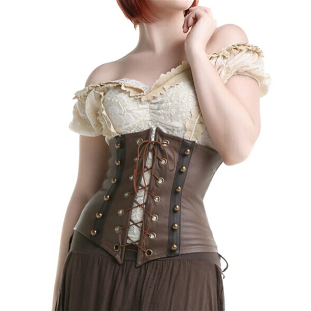 Steampunk kostüm damen braun