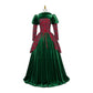 Green steampunk dress