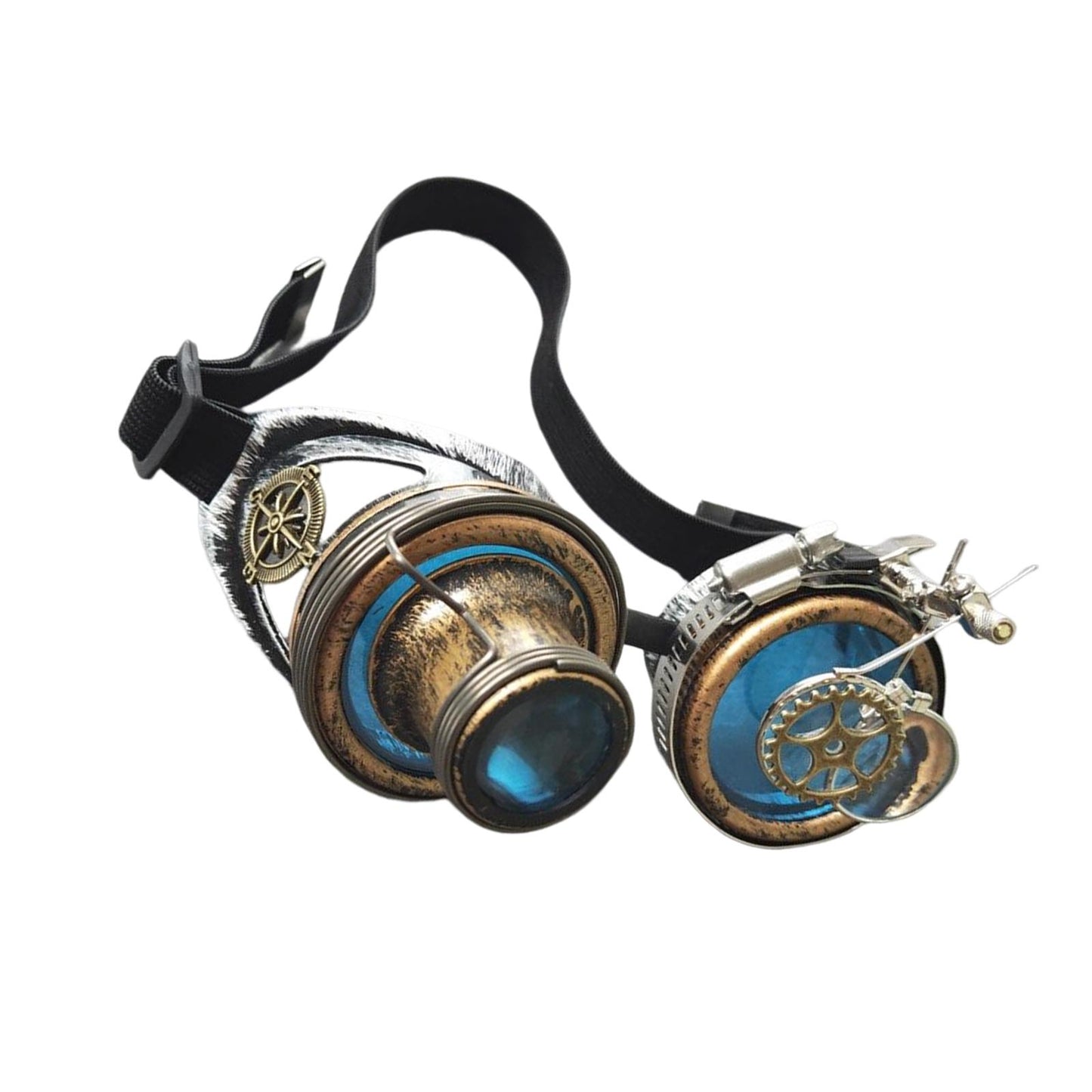 Steampunk brille gold