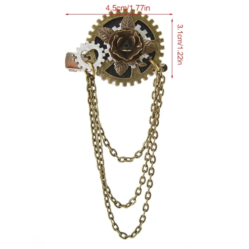 Steampunk hair accessories